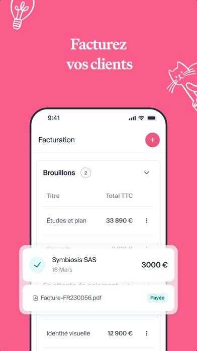 Faire et suivre ses factures